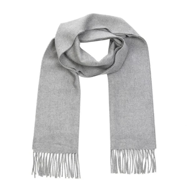 Marino Wool Scarf - Light Grey