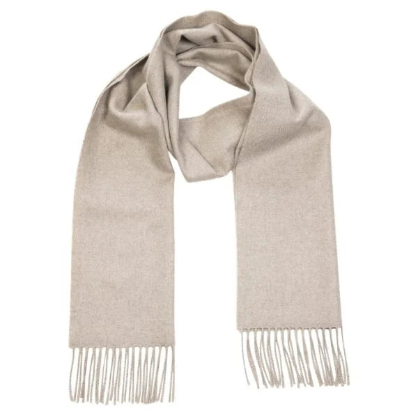 Marino Wool Scarf Oatmeal