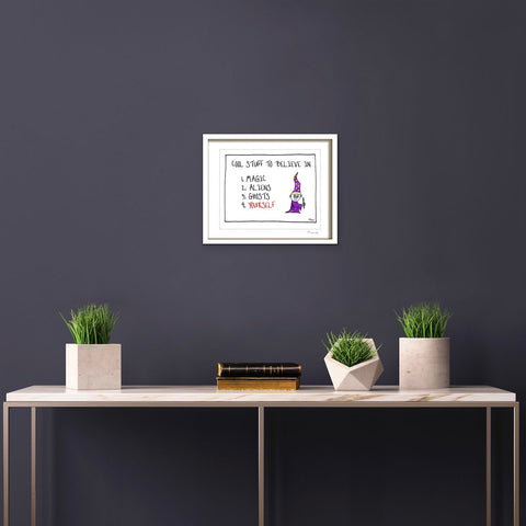 'Cool Stuff To Believe In' Frame Medium