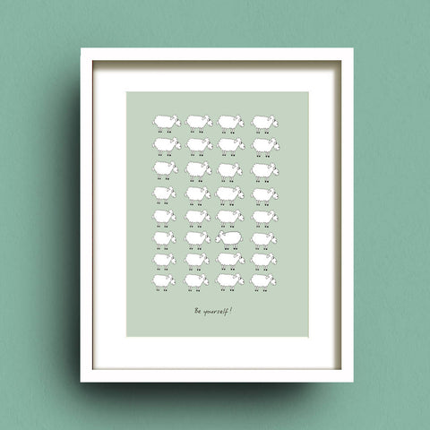 'Be Yourself' Frame Small