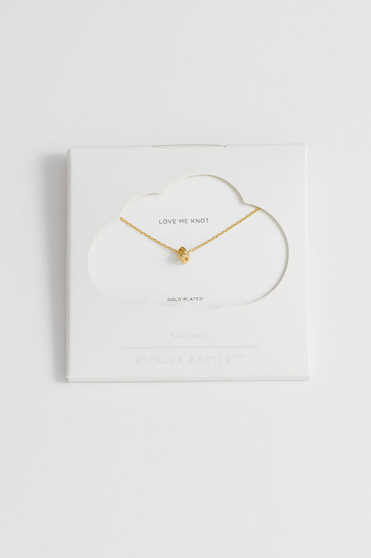 Love Me Not Necklace Gold Plated