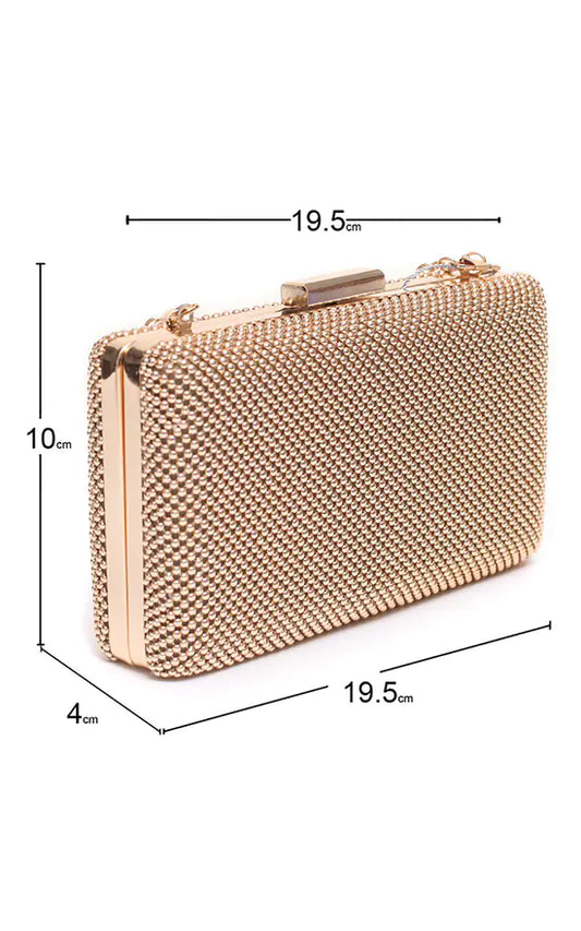 Bessie Clutch Gold