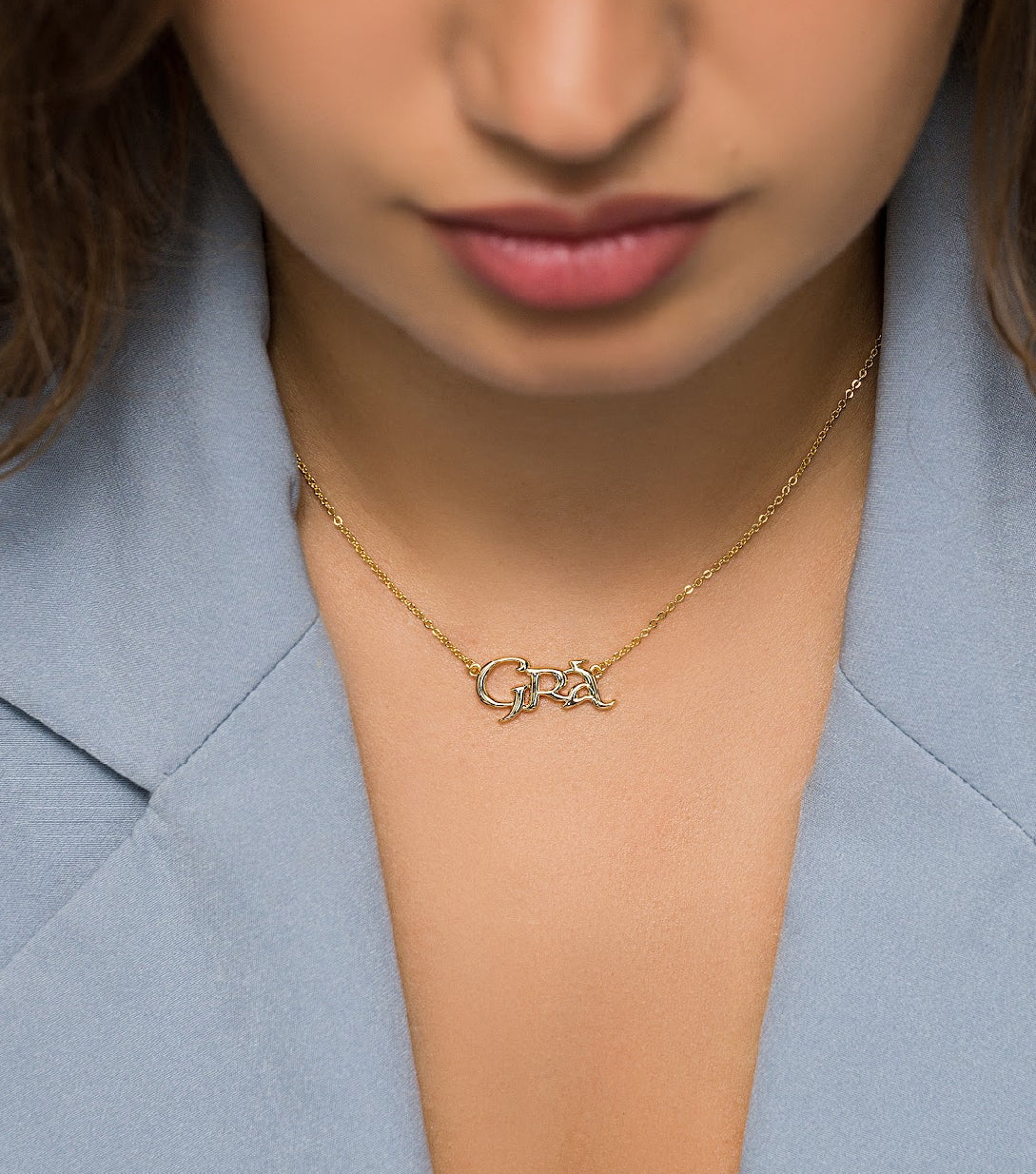 Dazzled Venus Gra Necklace Gold