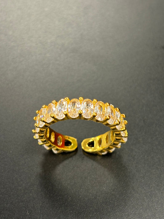 Wrap Around Oval Stone Ring