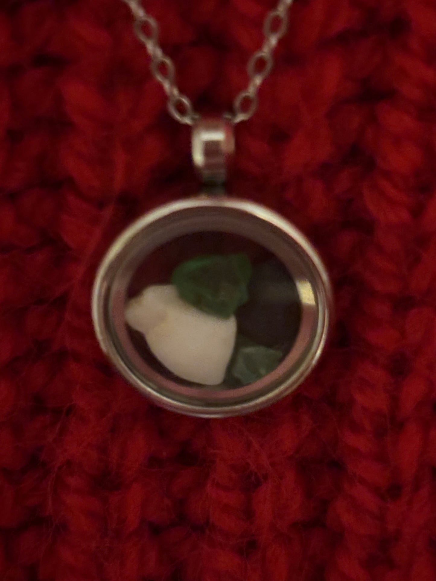 RAIE Sea Glass Jewellery Necklace SILVER