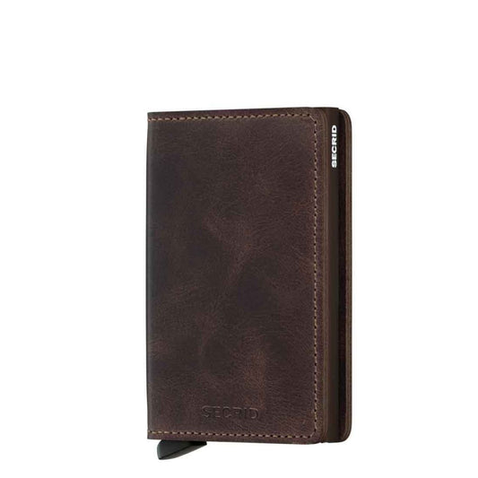 SECRID Miniwallet Vintage Chocolate Brown