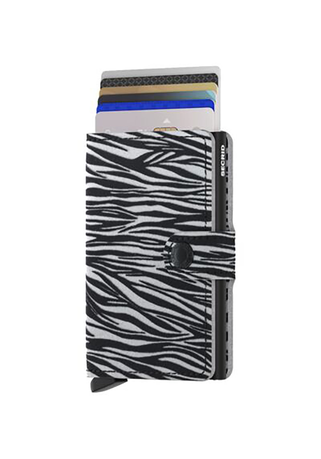 SECRID Miniwallet Zebra Light Grey