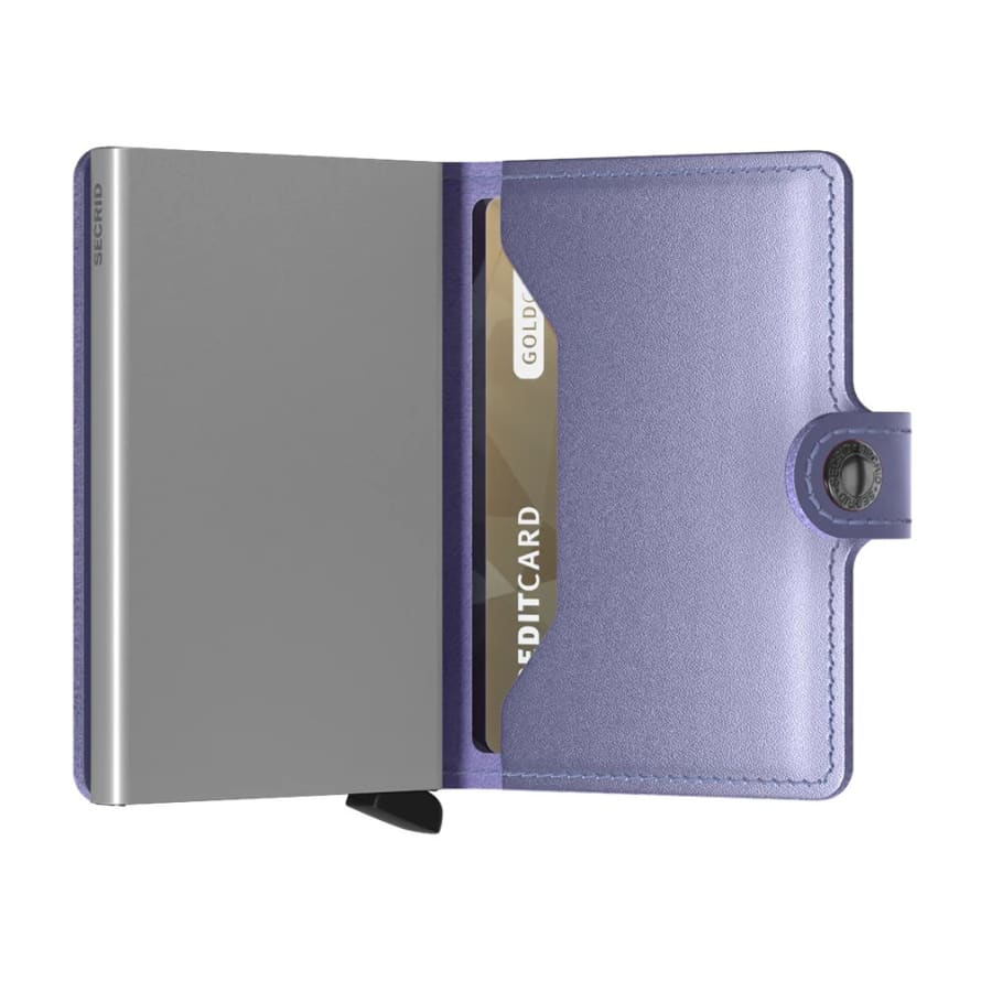 SECRID Miniwallet Metallic Lila