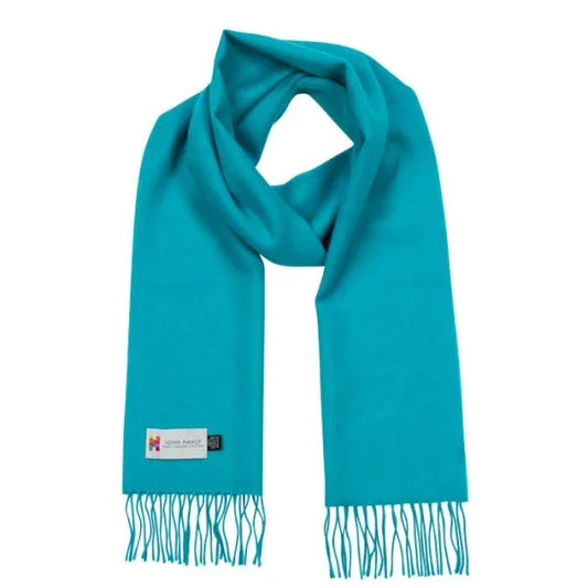 Marino Wool Scarf - Turquoise