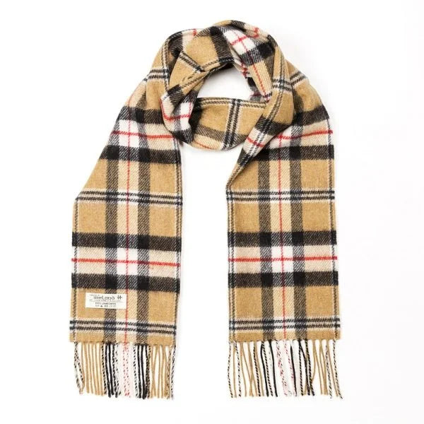 Lambswool Scarf -Camel Merrick Tan