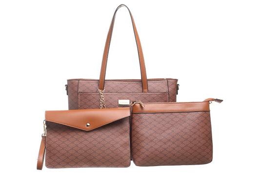 Bessie Set Of 3 Handbags Tan