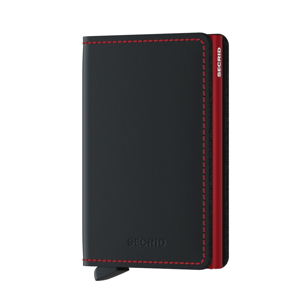 SECRID Miniwallet Black and Red