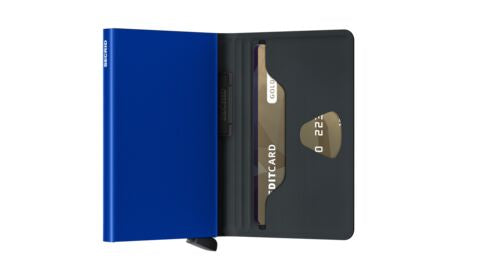 SECRID Miniwallet Matte Black and Blue