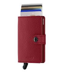 SECRID Miniwallet Vegan Rosso Bordeaux